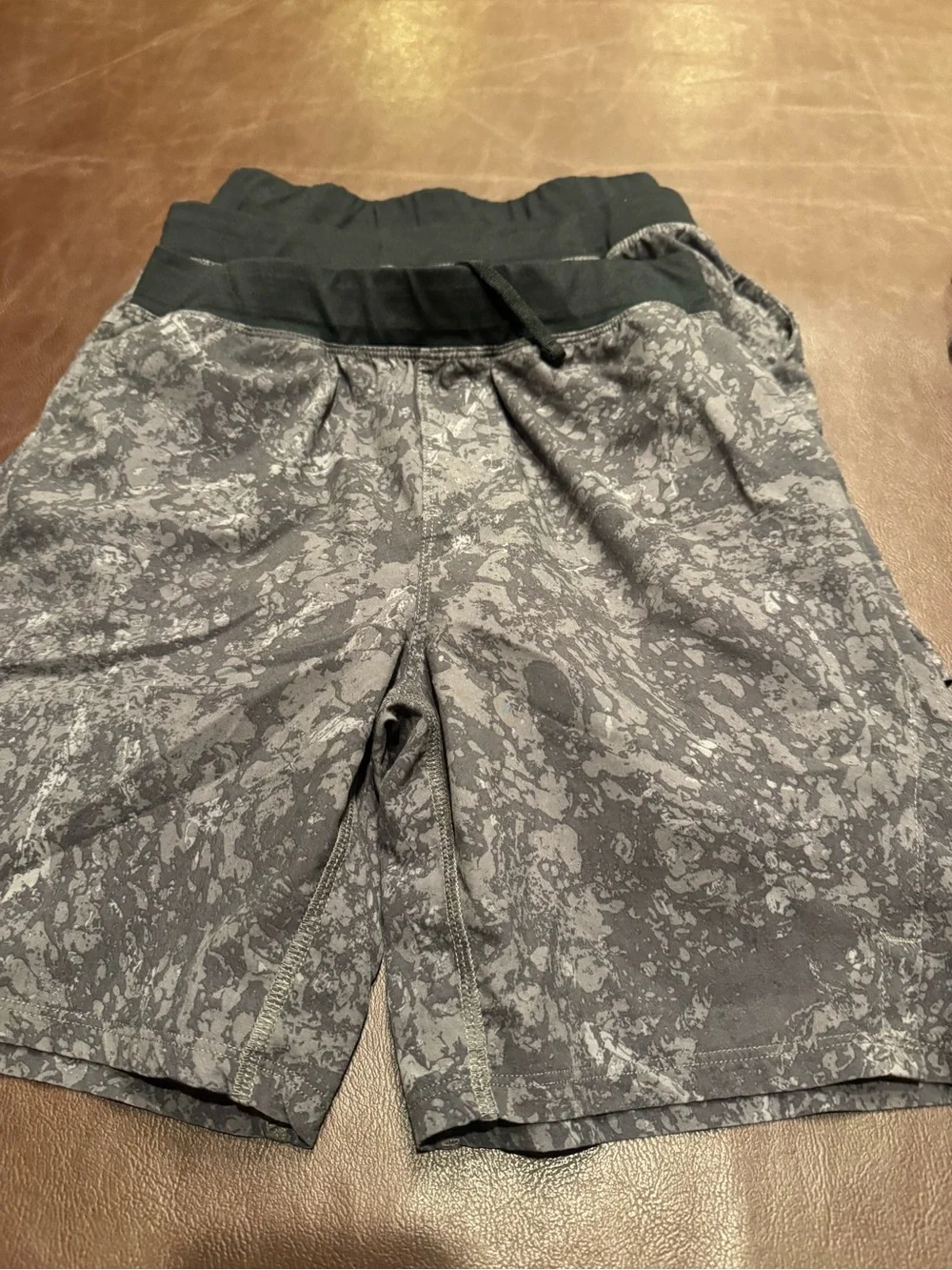 Zella Gray Marbled Kids Athletic Shorts lik LULUlemon